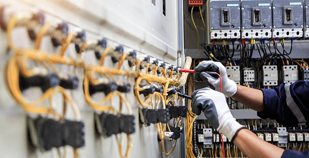 Professional Electrician technician working in Mathews, LA